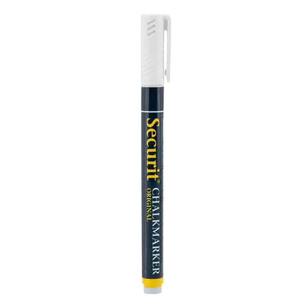American Metalcraft Secureit White Mini Tip Chalk Marker -- 480 Per Case