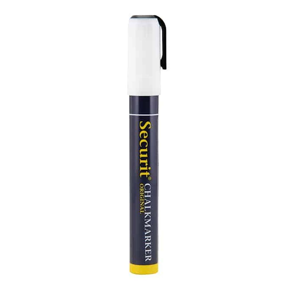 American Metalcraft Secureit White Small Tip Chalk Marker - Bulk Pack -- 480 Per Case