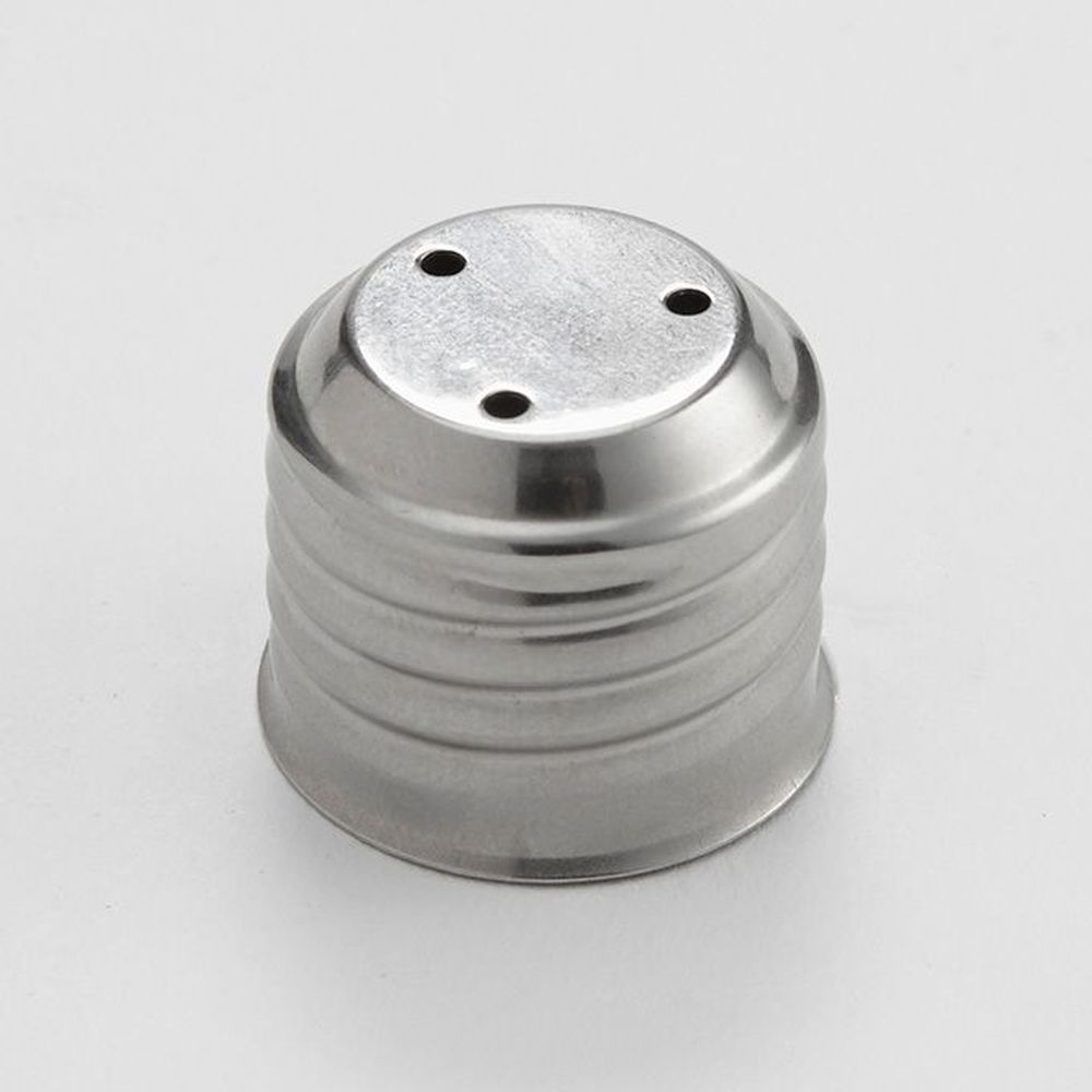American Metalcraft Silver Stainless Steel Cap For Glass Lightbulb Shaker Set, 12 Count -- 144 Per Case