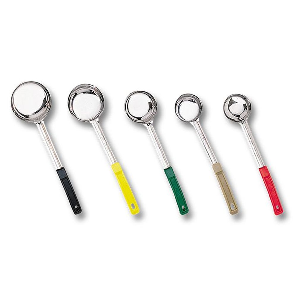 American Metalcraft Stainless Steel Solid Spooner With Green Handle, 4 Ounce Capacity -- 72 Per Case