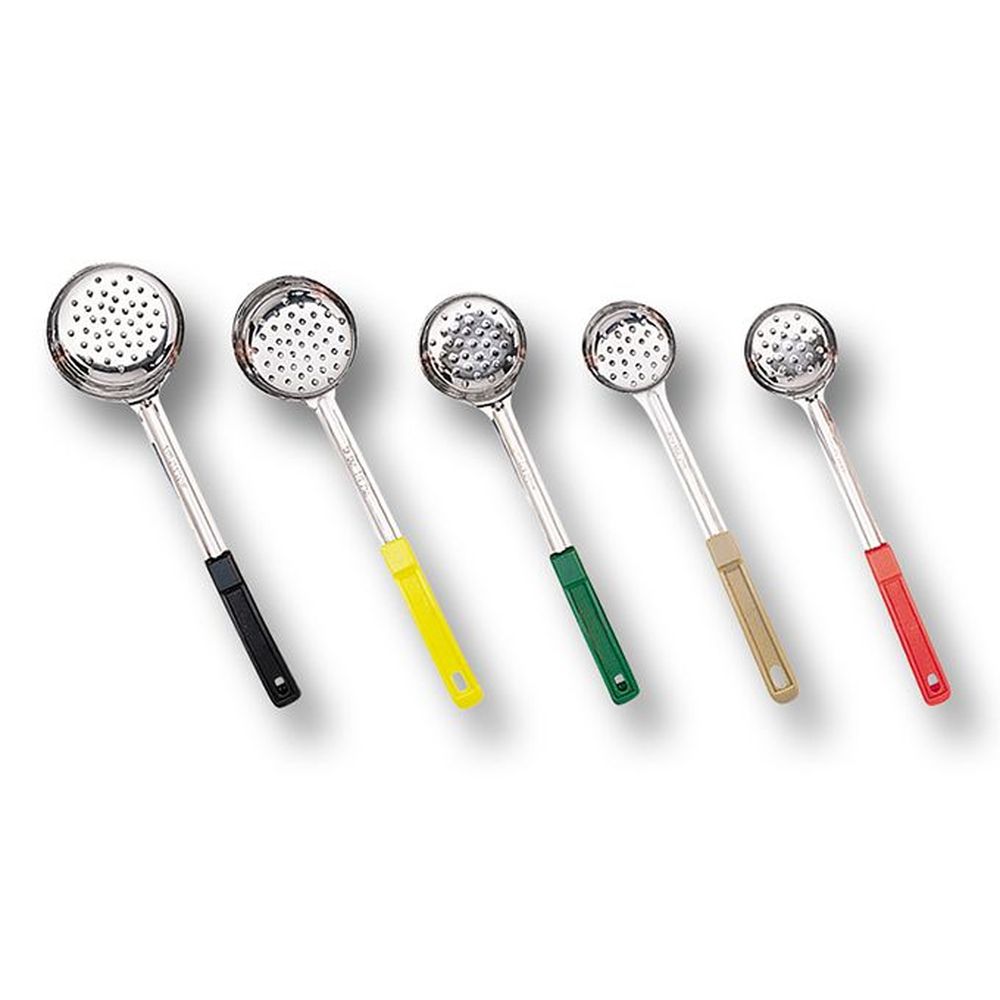 American Metalcraft Stainless Steel Perforated Spooner With Ivory Handle, 3 Ounce Capacity -- 72 Per Case