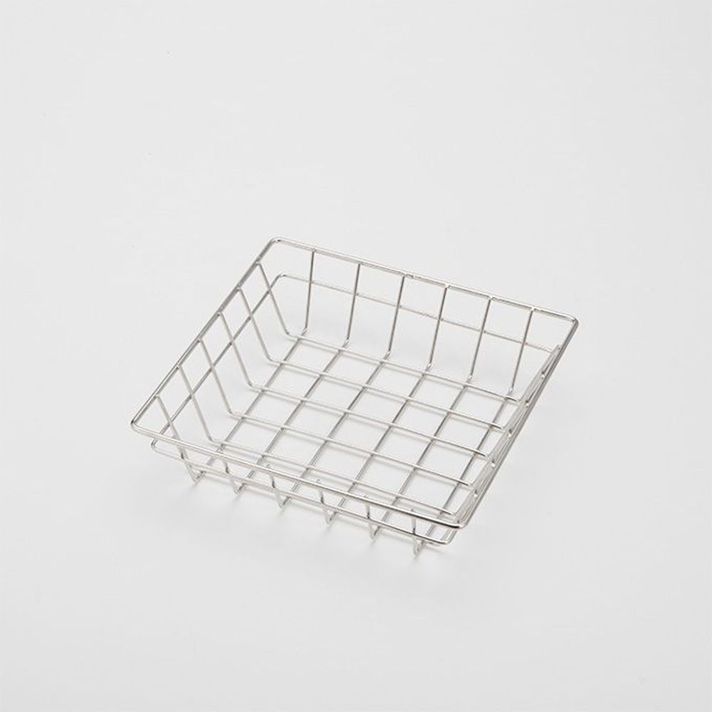American Metalcraft Silver Stainless Steel Wire Grid Basket, 8 Inch Square X 2 Inch Height -- 48 Per Case