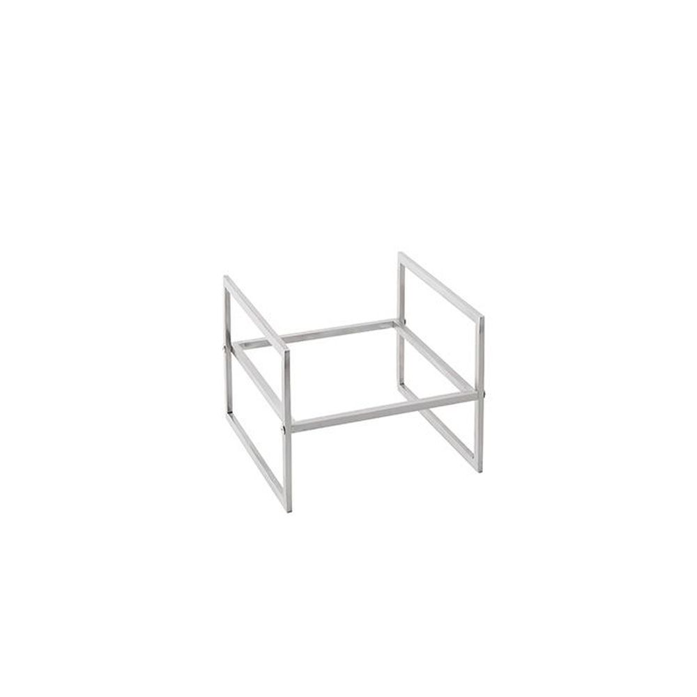 American Metalcraft Silver Stainless Steel Single Tier Riser, 7-5/8 Inch Height