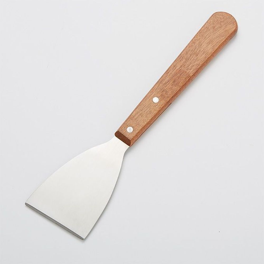 American Metalcraft Wood Handle Slant Edge Stainless Steel Scrapper, 12 Inch Length -- 120 Per Case