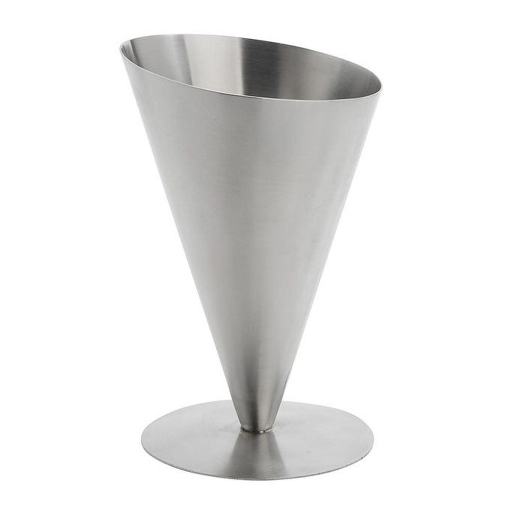 American Metalcraft Silver Stainless Steel Conical Snack Holder, 4-1/2 Inch Dia. X 7 Inch Height -- 24 Per Case