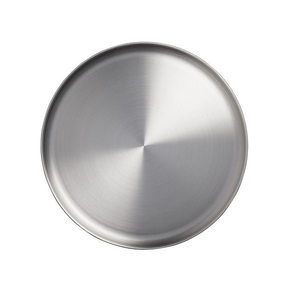 American Metalcraft Coupe Collection Silver Satin-finish Stainless Steel Plate, 12 Inch Dia. X 3/8 Inch Height -- 24 Per Case
