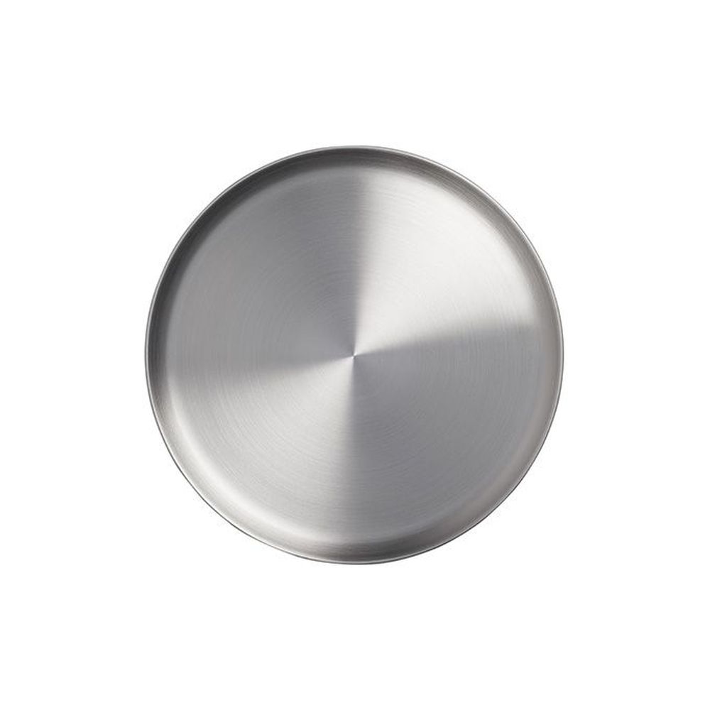American Metalcraft Coupe Collection Silver Satin Finish Stainless Steel Round Plate, 9 Inch Dia. X 3/8 Inch Height -- 36 Per Case