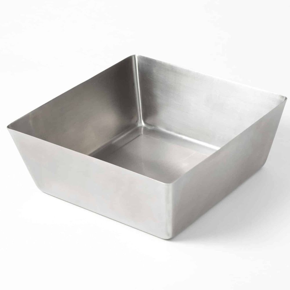 American Metalcraft Silver Stainless Steel Square Bowl, 254 Ounce Capacity -- 6 Per Case
