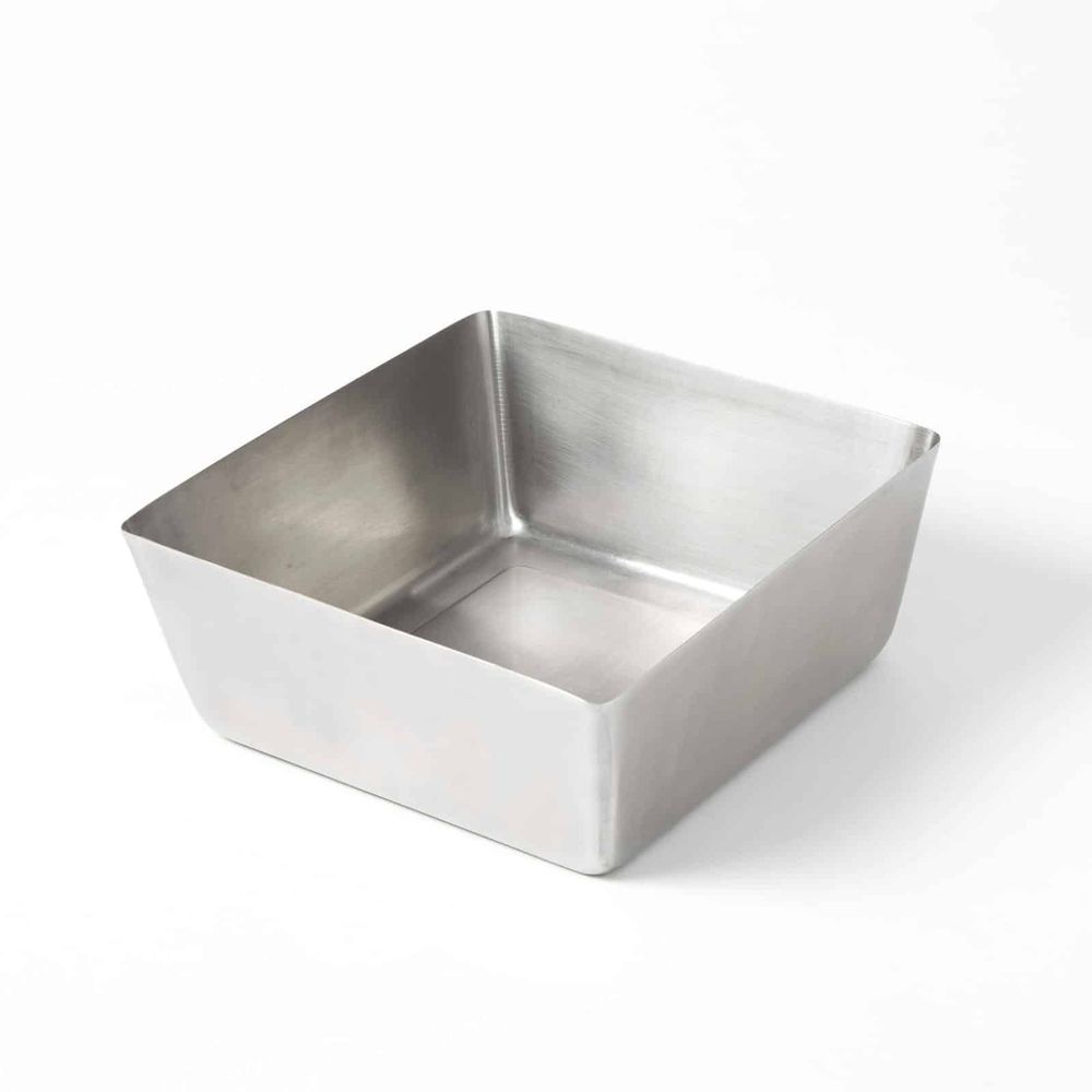American Metalcraft Silver Stainless Steel Square Bowl, 146 Ounce Capacity -- 8 Per Case