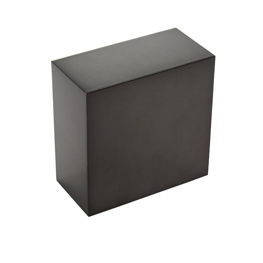 American Metalcraft Black Stainless Steel Cube Riser, 8 X 8 X 4 Inch -- 10 Per Case