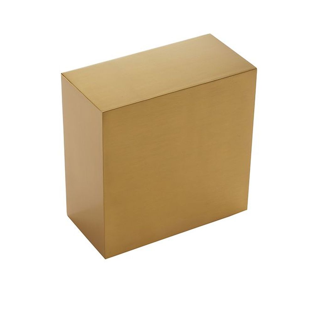 American Metalcraft Gold Stainless Steel Cube Riser, 8 X 8 X 4 Inch -- 10 Per Case