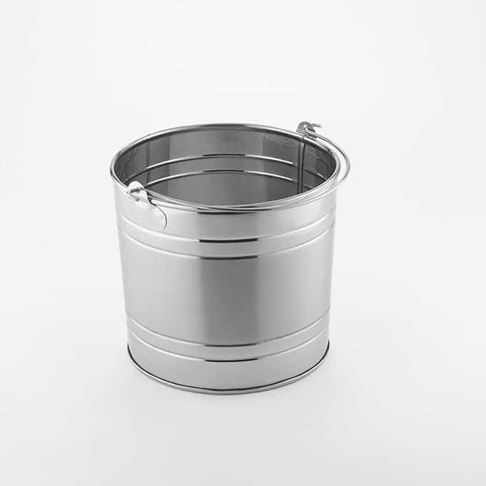 American Metalcraft Silver Stainless Steel Pail, 148 Ounce Capacity -- 12 Per Case