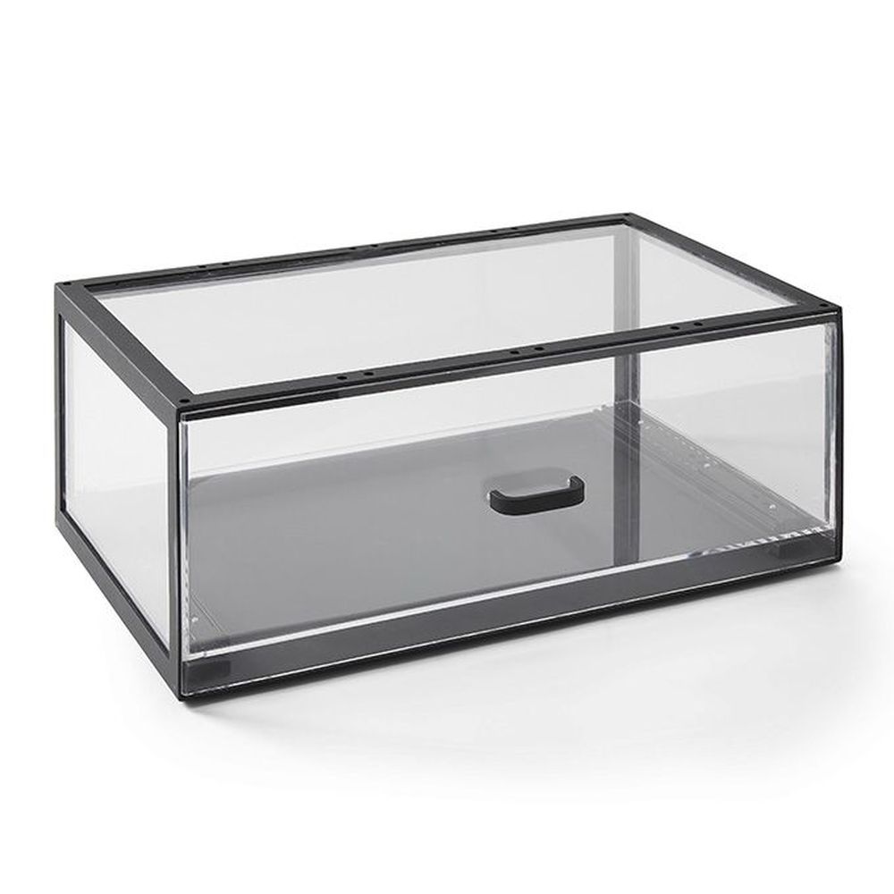 American Metalcraft Black Twilight Collection Full Size Modular Display Case, 20-7/8 X 13-3/4 X 7-7/8 Inch