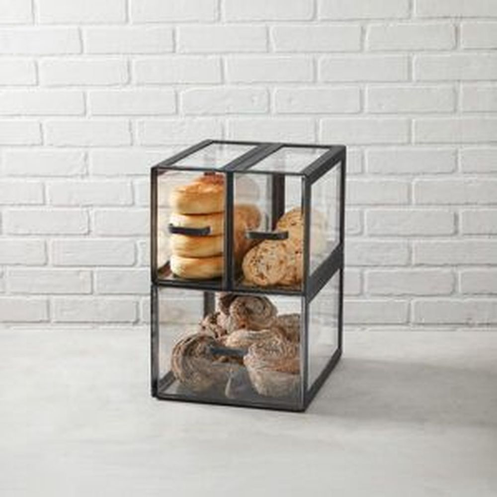 American Metalcraft Black Twilight Collection Modular Display Case With Quarter Size Drawer Replacement, 5-1/8 X 13-3/4 X 7-1/2 Inch -- 4 Per Case