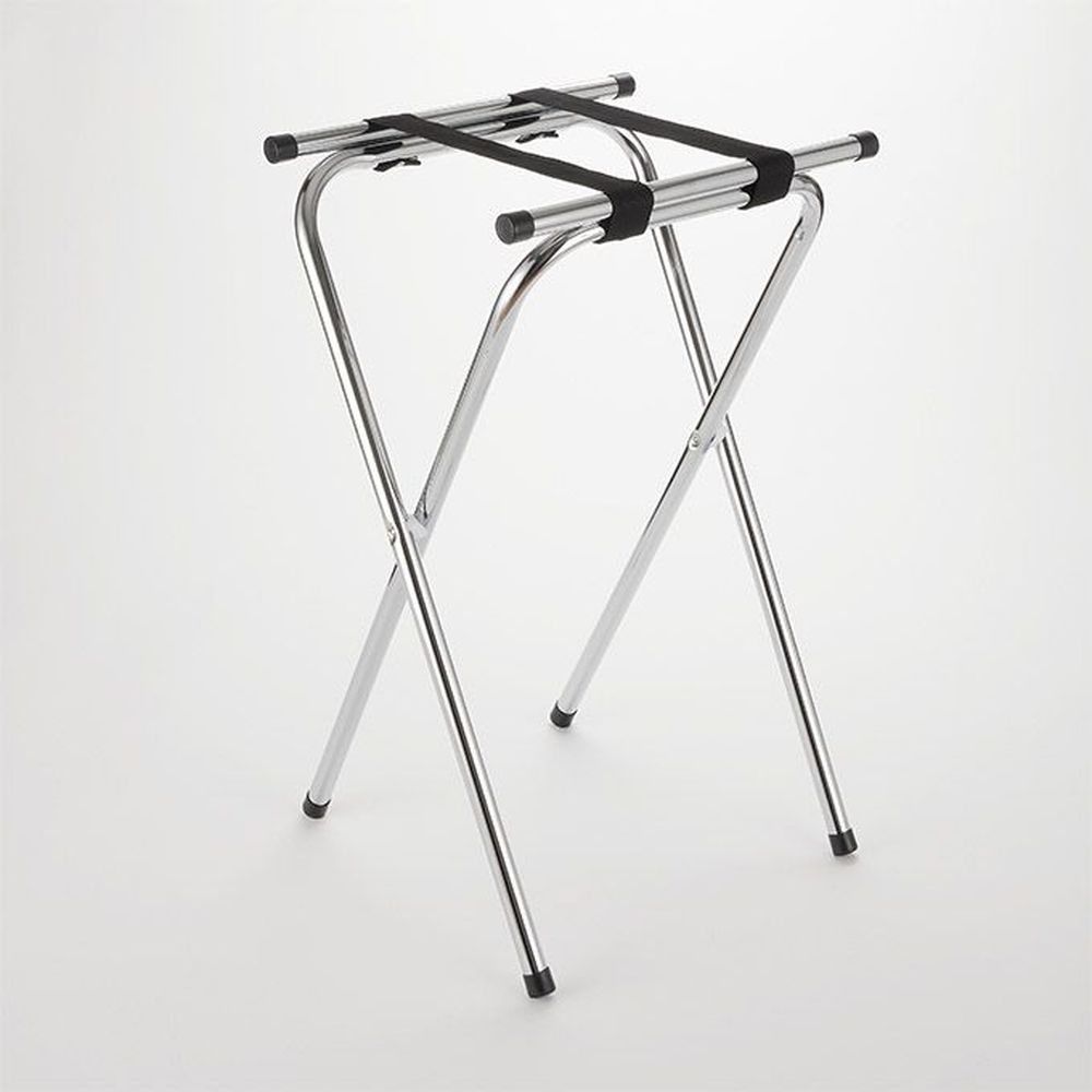 American Metalcraft Silver Polished Chrome Deluxe Metal Tray Stand, 19-1/2 X 15 X 31 Inch -- 6 Per Case