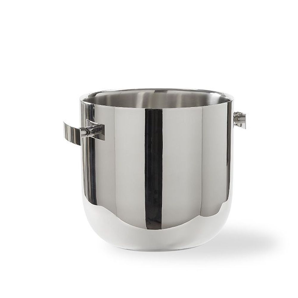 American Metalcraft Vesper Collection Silver Stainless Steel Double Wall Champagne Bucket With Handles, 9-1/2 Inch Dia. -- 4 Per Case