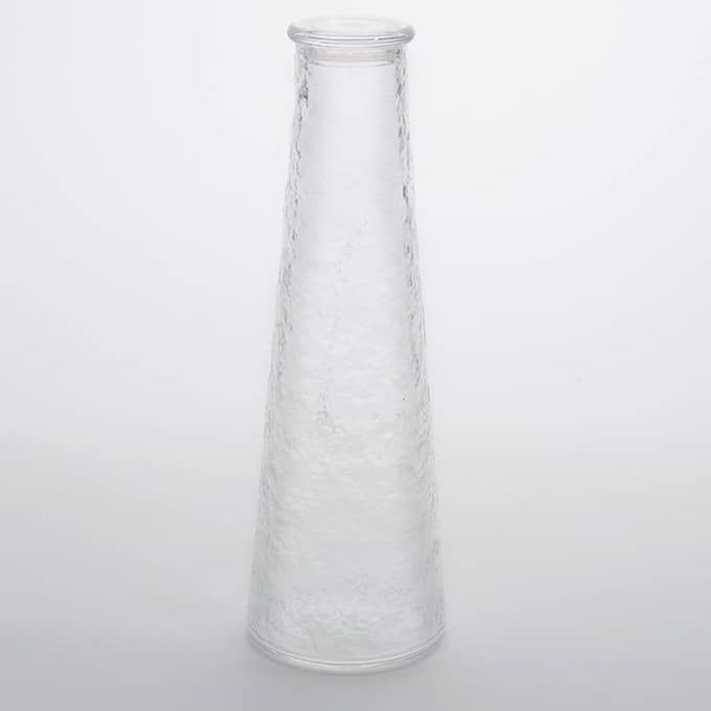 American Metalcraft Clear Plastic Pebbled Water Bottle, 34 Ounce Capacity -- 12 Per Case