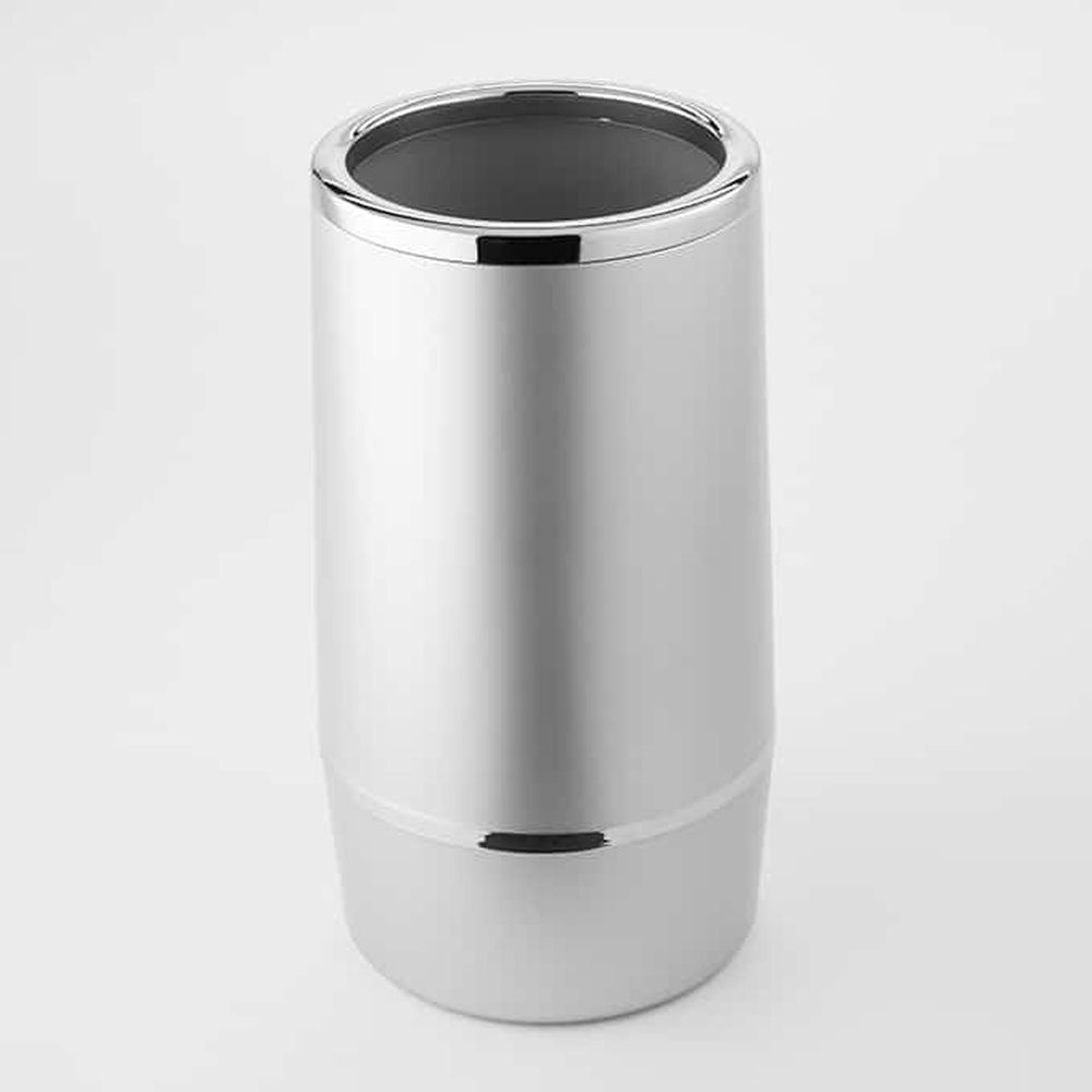 American Metalcraft Silver Acrylic Wine Cooler, 5 Inch Dia. X 9 Inch Height -- 12 Per Case
