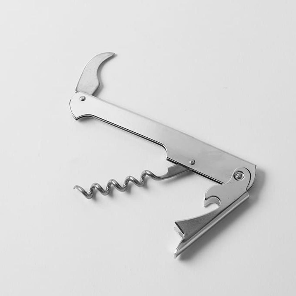 American Metalcraft Silver Stainless Steel Curved Knife Waiter's Corkscrew -- 240 Per Case