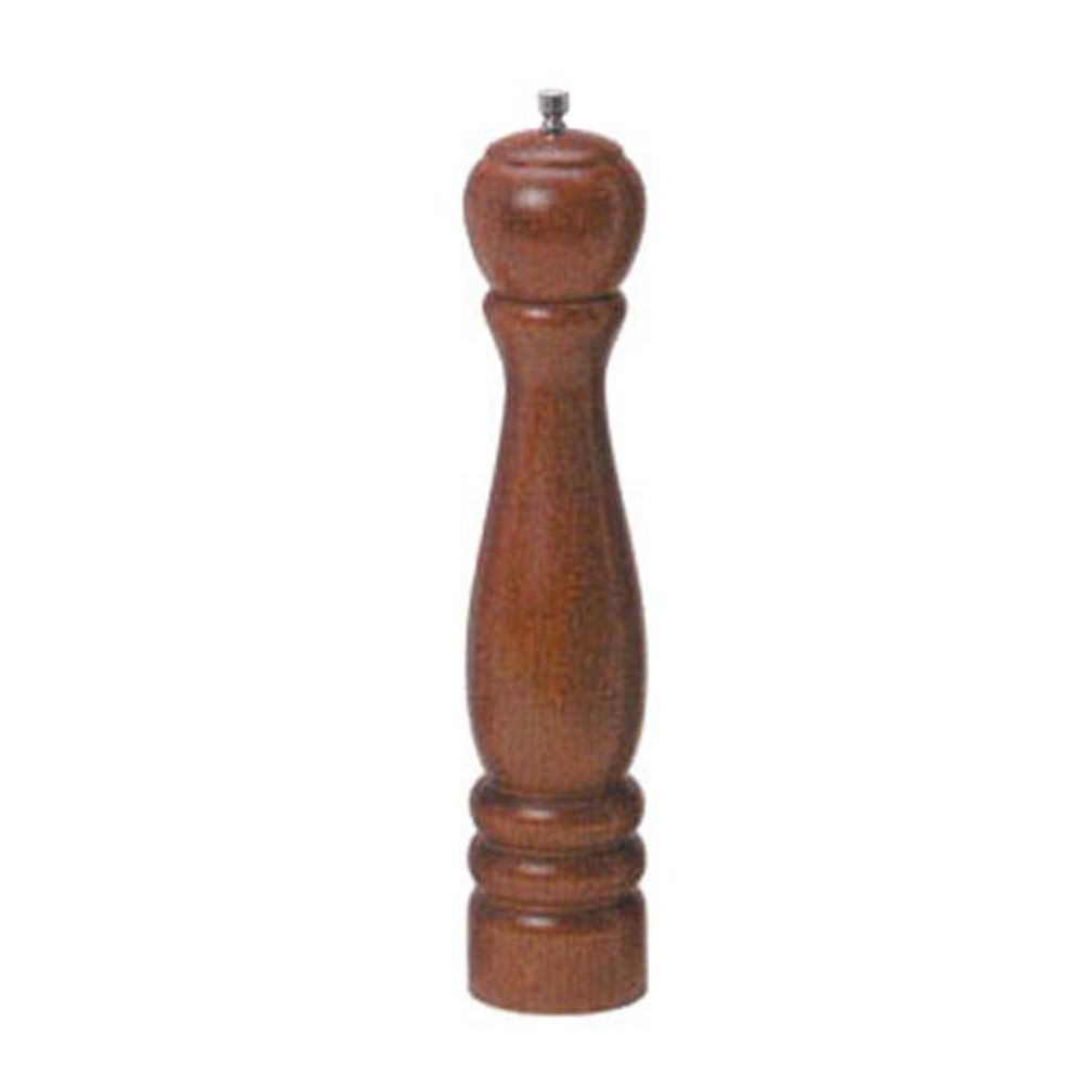 American Metalcraft Brown Mahogany Wood Pepper Mill, 18 Inch Height -- 12 Per Case