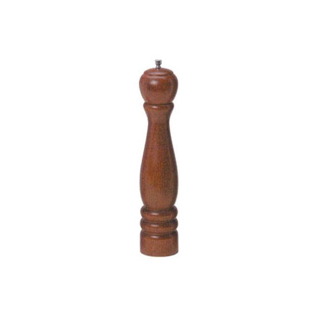 American Metalcraft Brown Mahogany Wood Pepper Mill, 8 Inch Height -- 36 Per Case