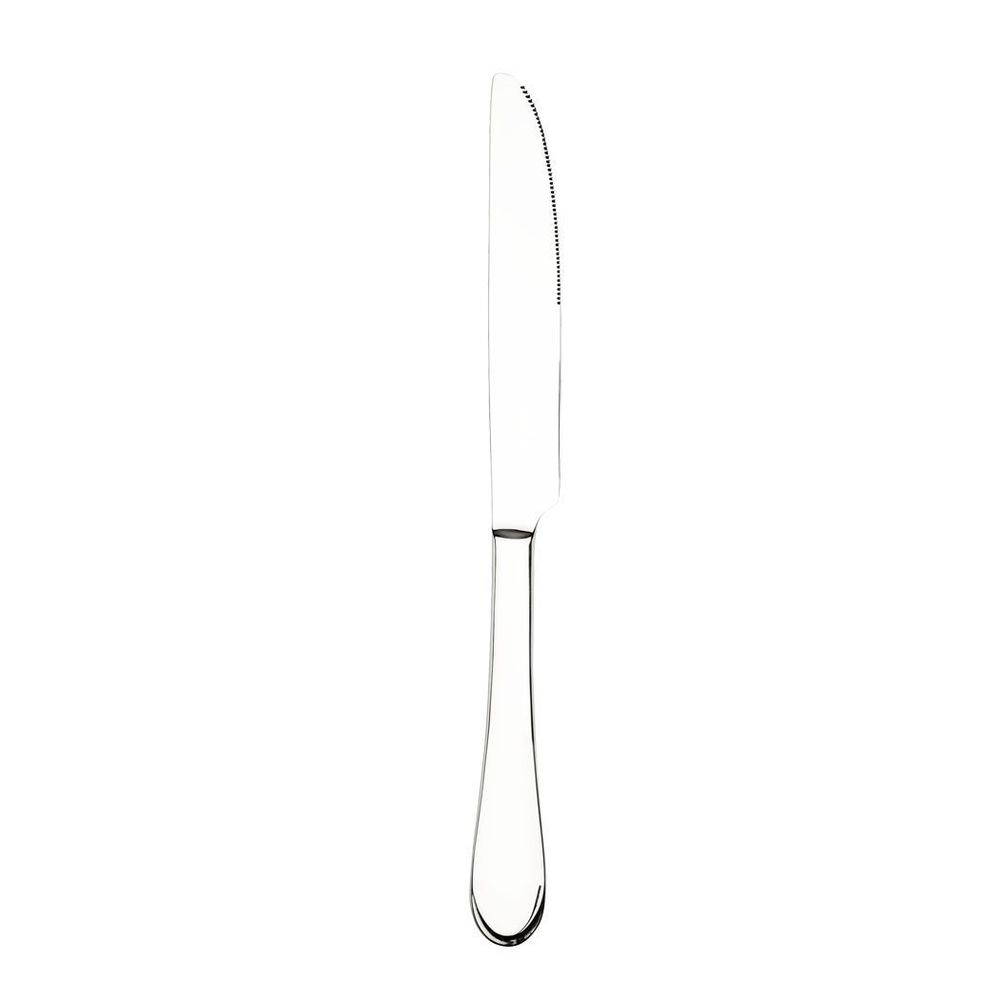 Lumino 13/0 Stainless Steel Mirror Finish Serrated Dinner Knife
