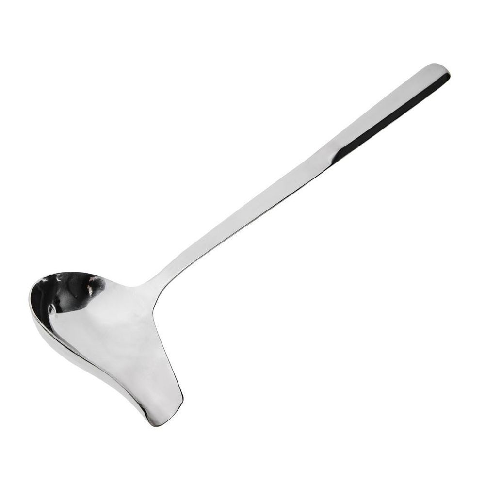 Browne Elite Stainless Steel Mirror Finish Spout Ladle, 2 Ounce Capacity