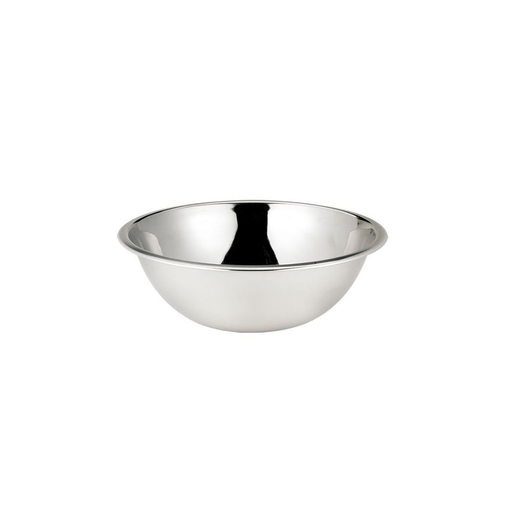 Browne Stainless Steel Mirror Finish Mixing Bowl, 4 Quart Capacity