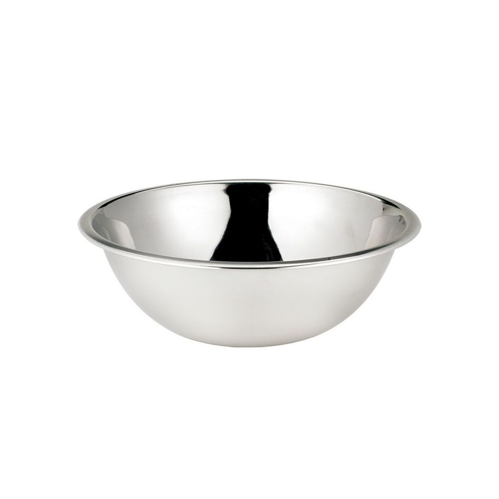 Browne Stainless Steel Mirror Finish Mixing Bowl, 8 Quart Capacity