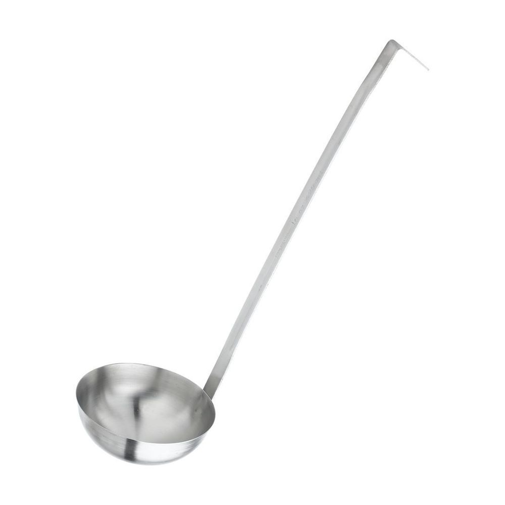 Browne Optima Stainless Steel Mirror Finish One-piece Ladle, 12 Ounce Capacity
