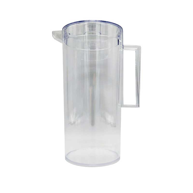 Lesko Clear Crystal Styrene Pitcher With Lid, 64 Ounce -- 12 Per Case