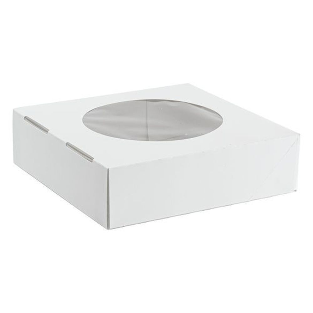 SBS Fresh Flavor Printed Pie Carton with OPP Window