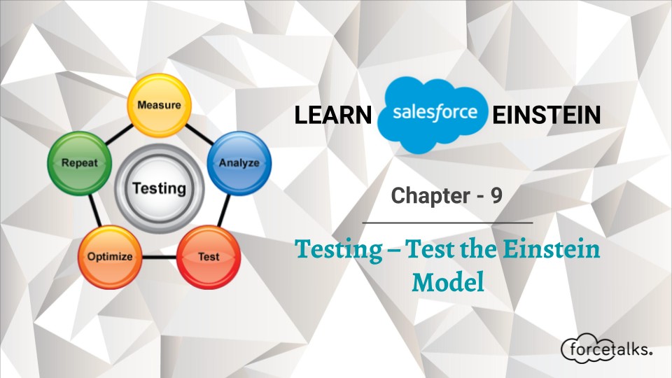 Learn Salesforce Einstein – Chapter 9 (Testing – Test the Einstein Model)
