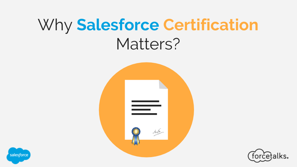 Why Salesforce Certification Matters?