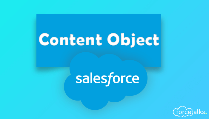 Content Object in Salesforce