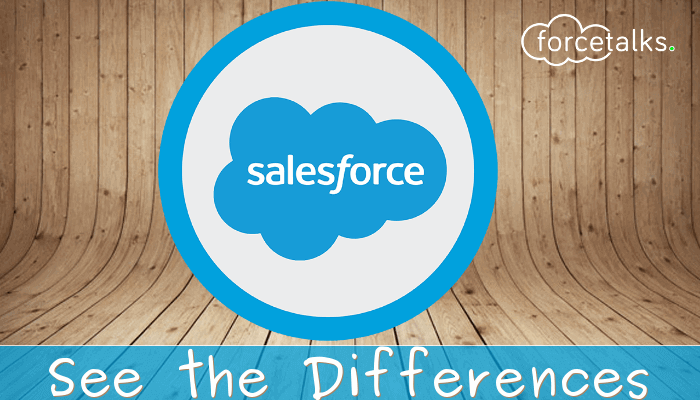 Differences in Salesforce