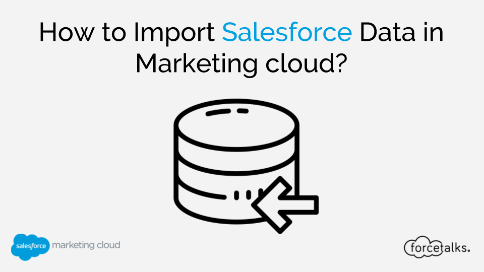 How to Import Salesforce Data in Marketing cloud?