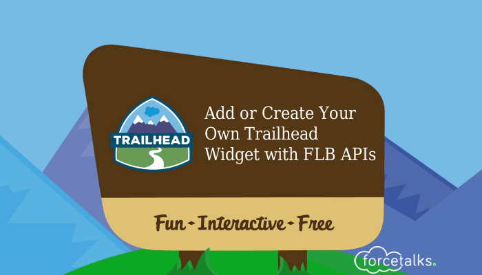 Creating and Adding a Trailhead widget