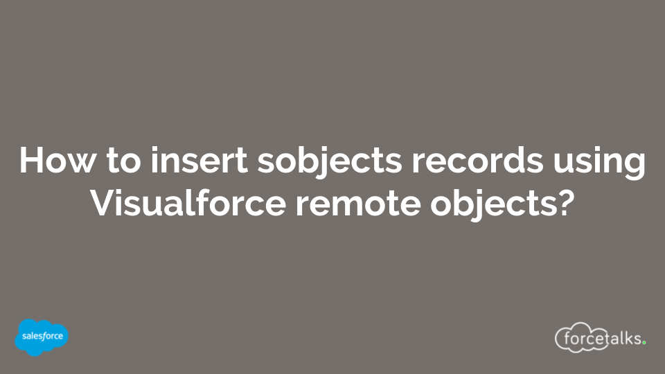How to insert sobjects records using Visualforce remote objects?