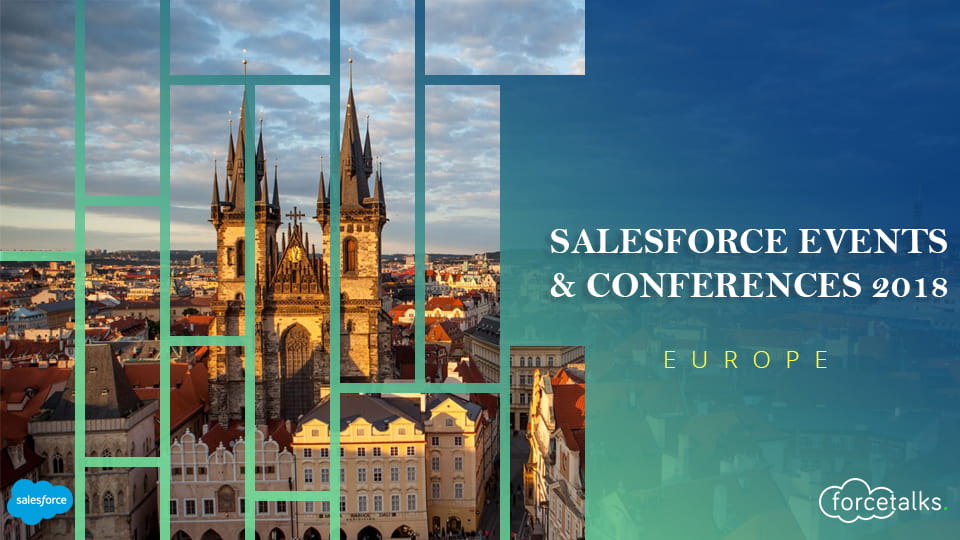 Salesforce events & conferences for fall/winter 2018 - Europe