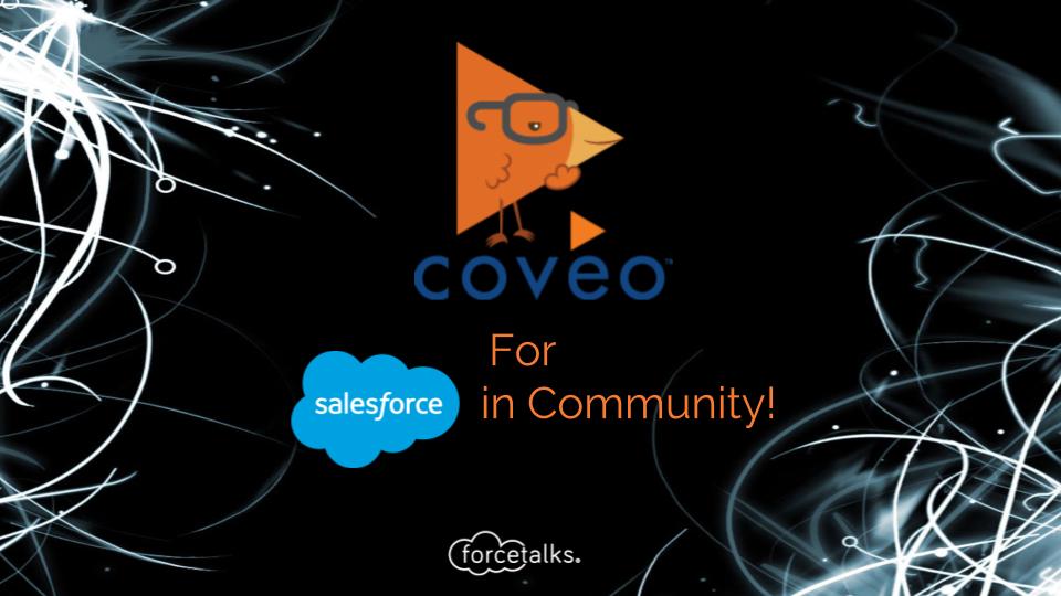 Coveo For Salesforce in Community