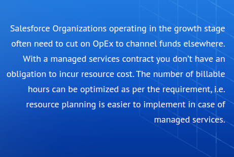 Optimizing OpEx and Accelerating Speed to Market with Salesforce® Managed Services