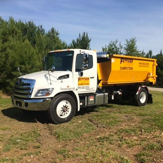 dumpster rental on back of forever clean truck dumpster rental on back of forever clean truck