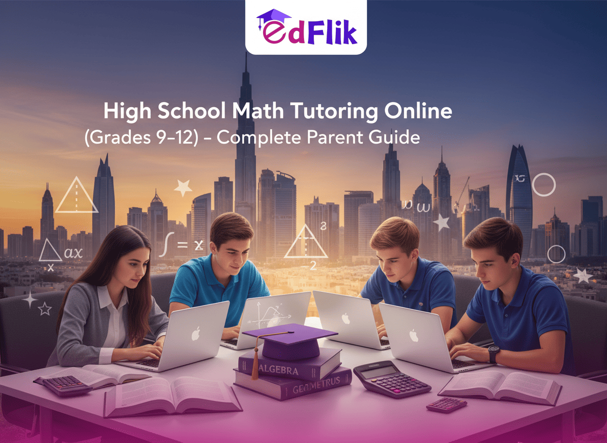 High School Math Tutoring Online (Grades 9–12) – Complete Parent Guide