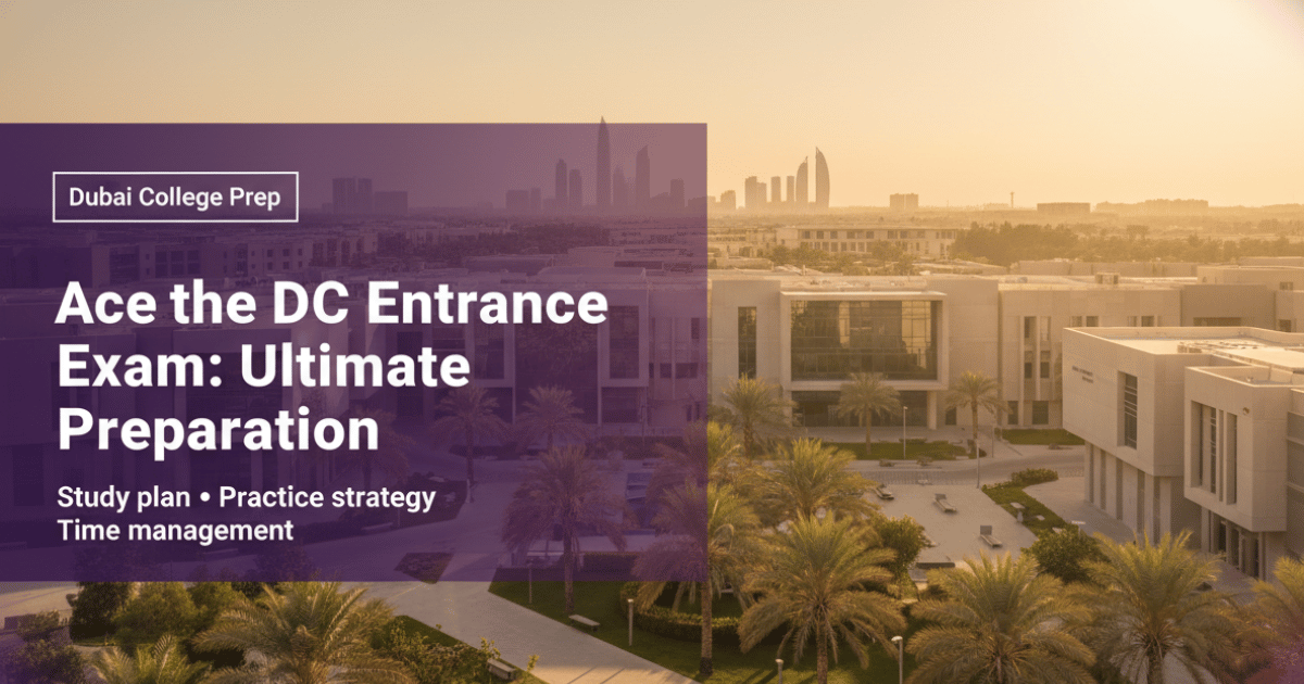 Ace the DC Entrance Exam: Ultimate 2026 Preparation 🚀