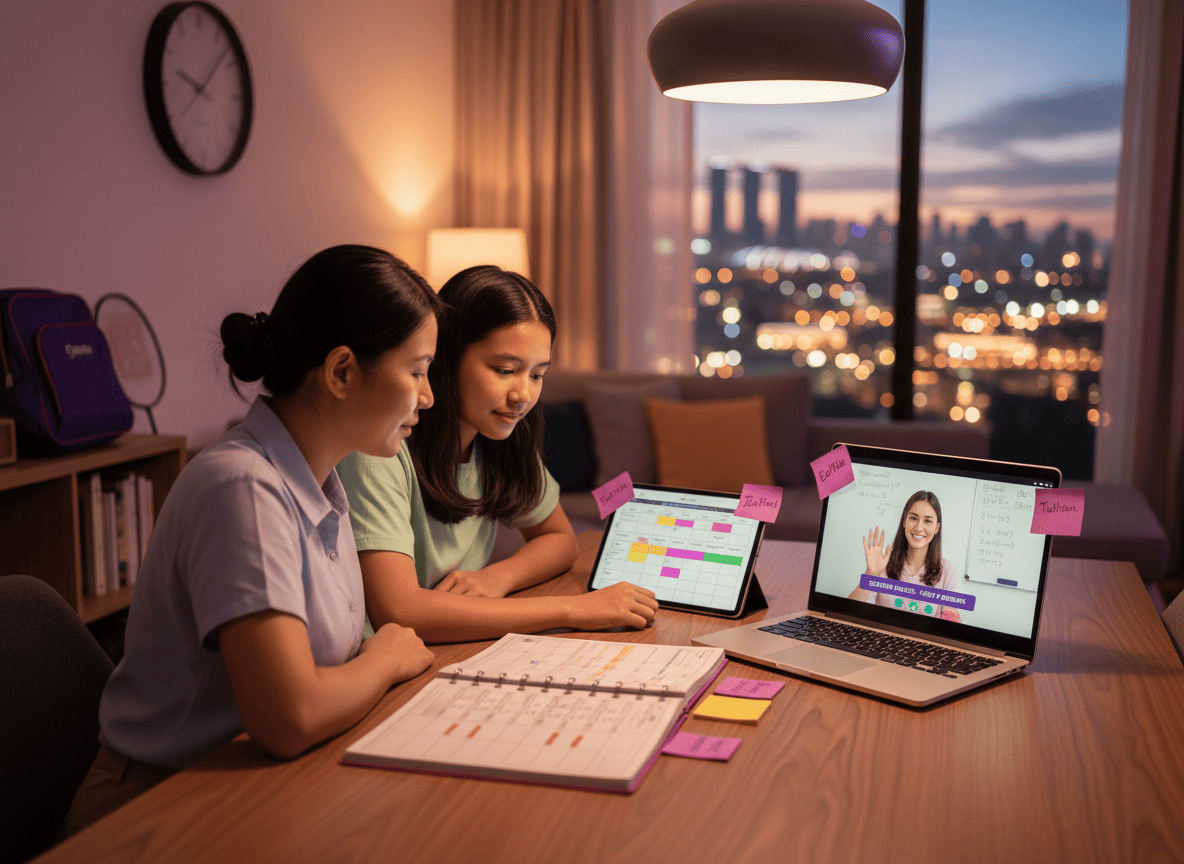 Online Tuition for Busy Families in Singapore : Flexible Scheduling Tips (2026 Parent Guide)