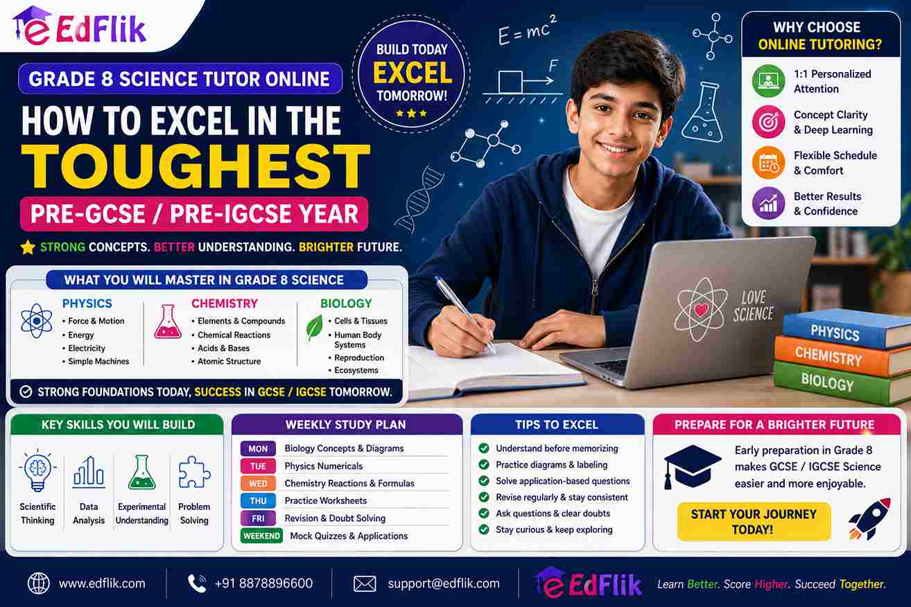Grade 8 Science Tutor Online: How to Excel in the Toughest Pre-GCSE / Pre-IGCSE Year (2026 Guide)