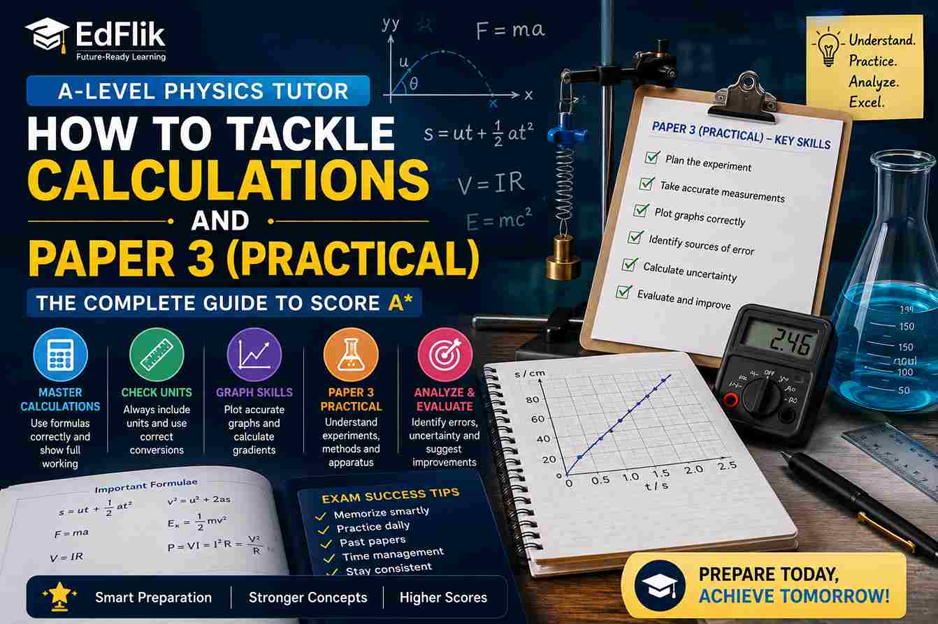 A-Level Physics Tutor: How to Tackle Calculations and Paper 3 (Practical) (2026 Guide)