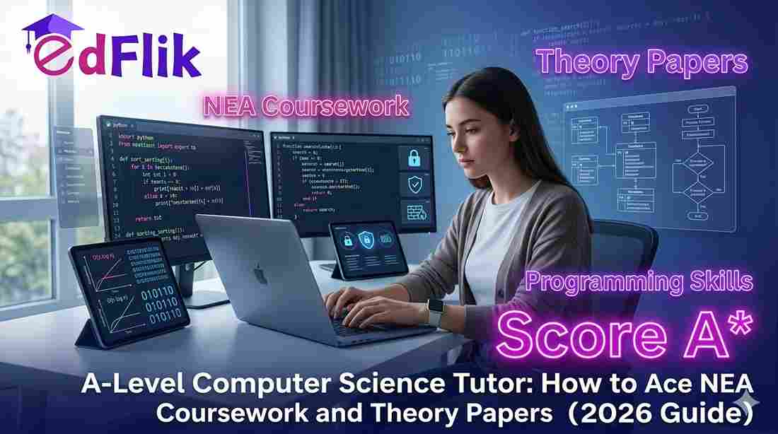 A-Level Computer Science Tutor: How to Ace NEA Coursework and Theory Papers (2026 Guide)