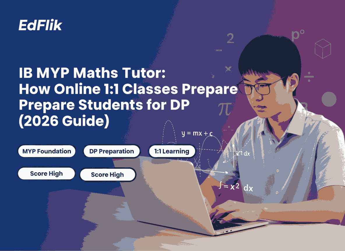 IB MYP Maths Tutor: How Online 1:1 Classes Prepare Students for DP (2026 Guide)